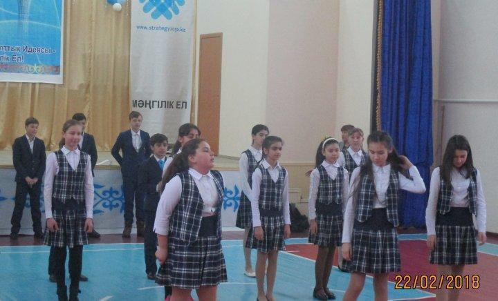 Лермонтов атындағы орта мектепте «Өмірге «ИӘ» деп айт!» («Скажи жизни «ДА»!») атты ақпараттық науқан аясында «Жизнь прекрасна, не рискуй напрасно!» атты флешмоб ұйымдастырылды.